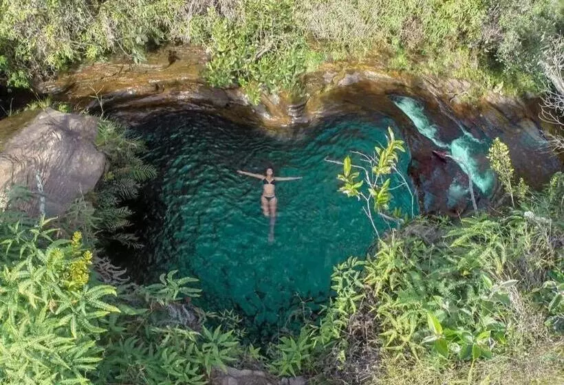 ユースホステル Pousada Portal Da Serra   Chalés