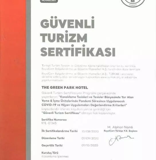 هتل The Green Park Sivas