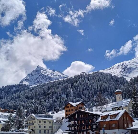 فندق Pension Edelweiss Bergdorf Gargellen 1423m