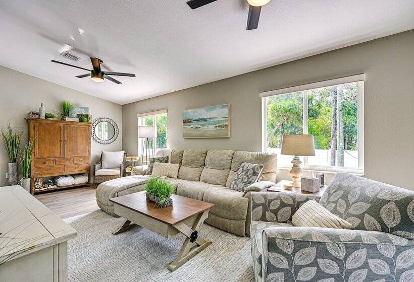 Manasota Key Home W/ Screened Porch: Walk To Beach