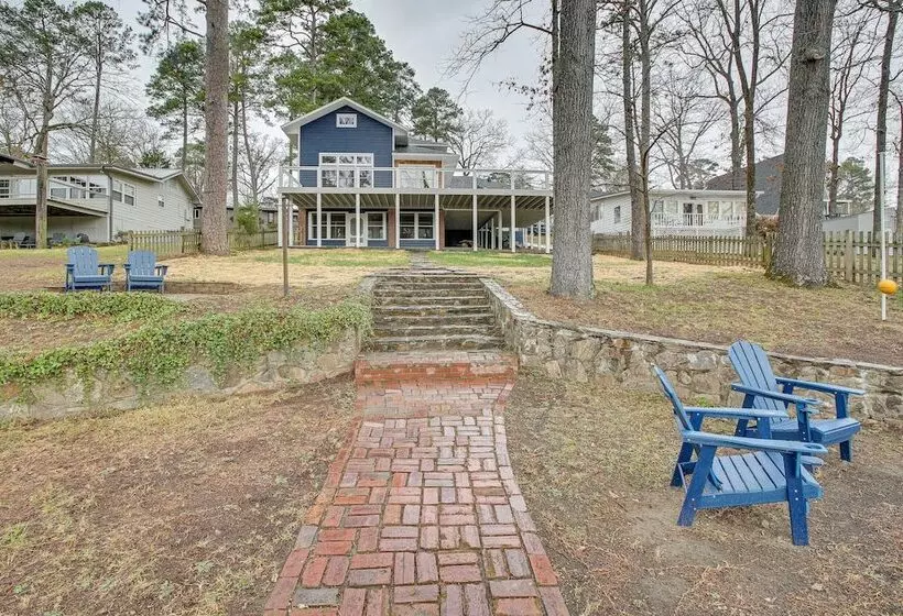 Hot Springs Lakefront Home W/ Dock & Water Views!