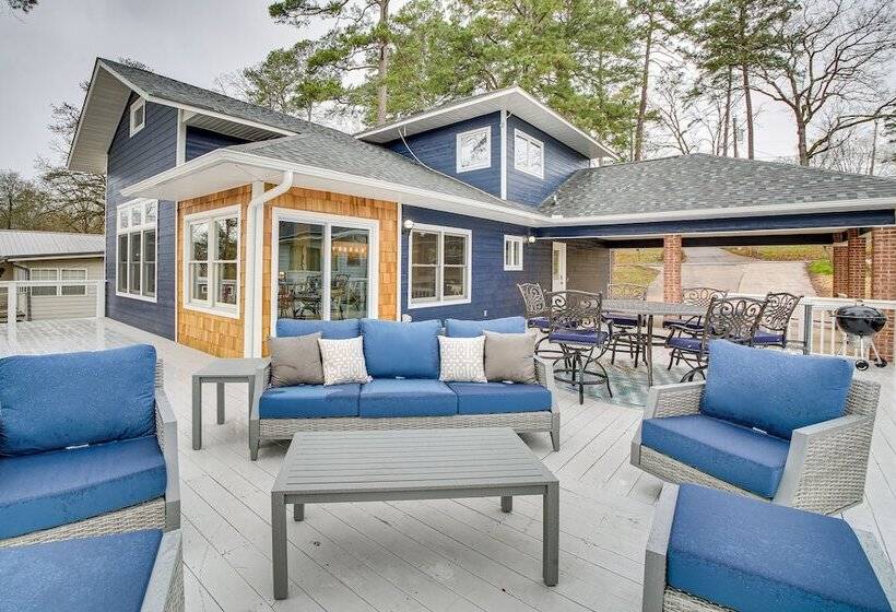 Hot Springs Lakefront Home W/ Dock & Water Views!