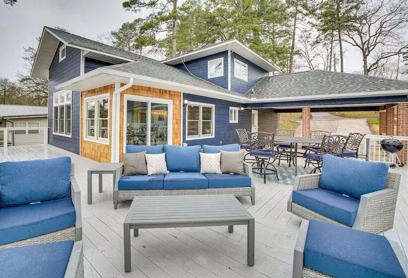 Hot Springs Lakefront Home W/ Dock & Water Views!