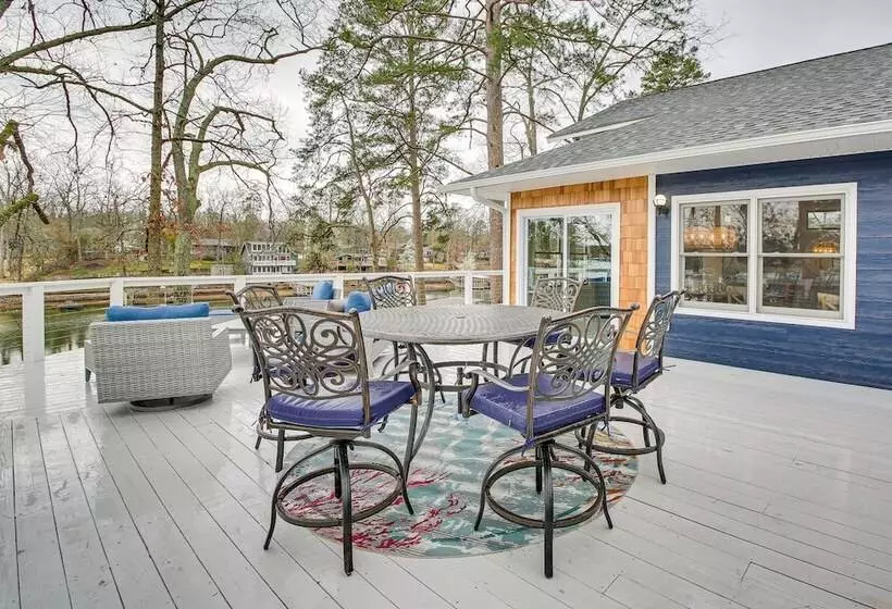 Hot Springs Lakefront Home W/ Dock & Water Views!