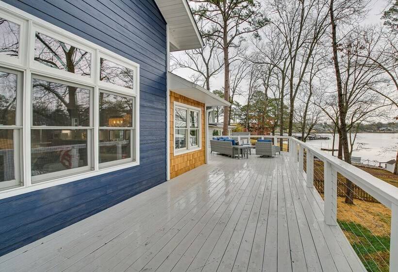 Hot Springs Lakefront Home W/ Dock & Water Views!