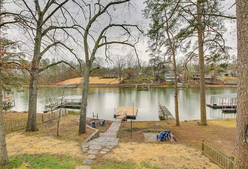 Hot Springs Lakefront Home W/ Dock & Water Views!