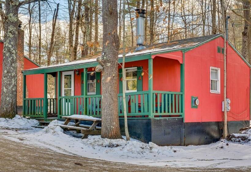 Pet Friendly Laconia Cabin W/ Fireplace + Deck!