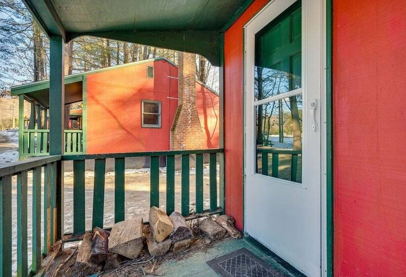 Pet Friendly Laconia Cabin W/ Fireplace + Deck!