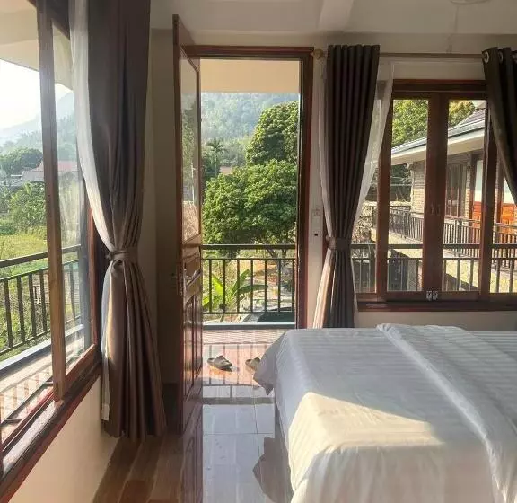 تختخواب و صبحانه Peaceful Maichau Homestay