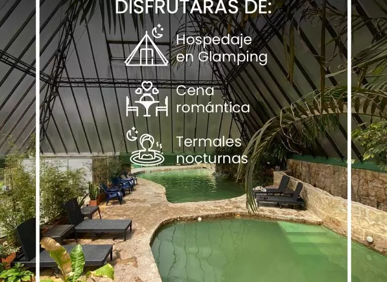 ホテル Glamping Termales La Calera