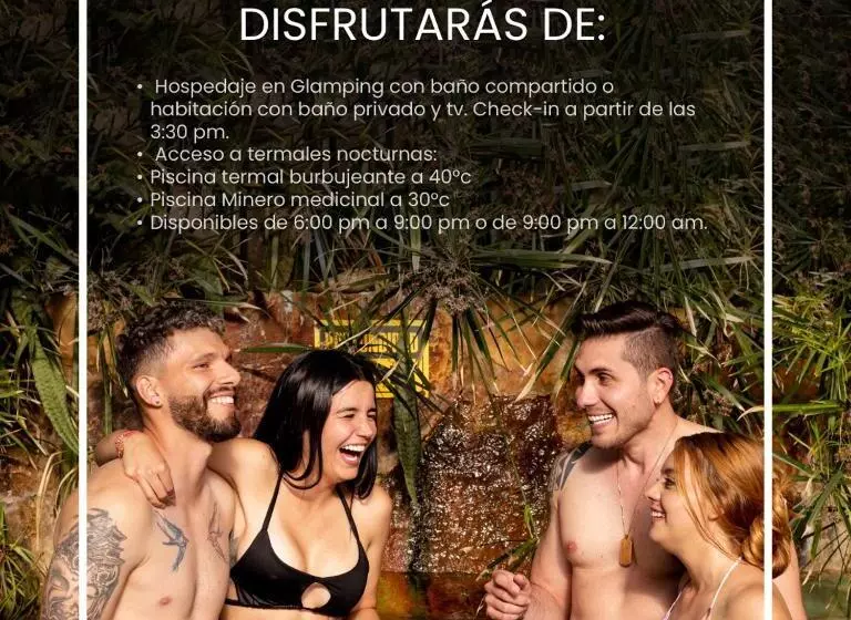 ホテル Glamping Termales La Calera