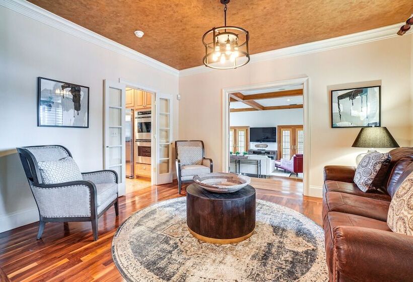 High End Helen Home: Heated Pool, Fire Pit + Views