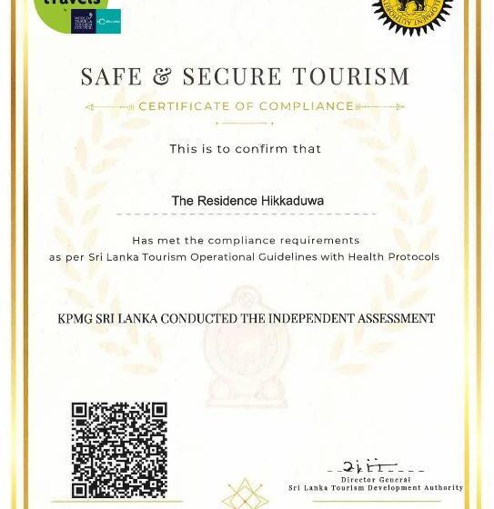 Aamiaismajoitus (B&B) The Residence Hikkaduwa