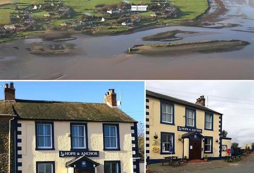 Hotel Hope & Anchor, Hadrian S Wall, Port Carlisle, Solway Firth, Area Of Natural Beauty