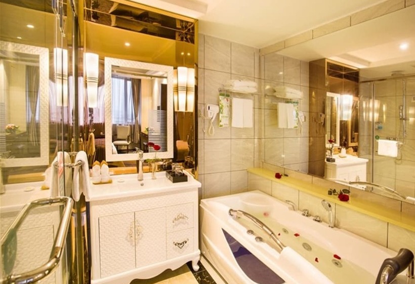 בית מלון כפרי Greentree Inn Guangdong Jieyang Bus Terminal Station Ronghua Avenue Business