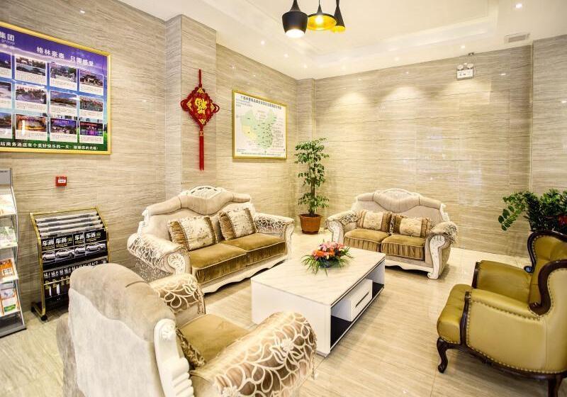 בית מלון כפרי Greentree Inn Guangdong Jieyang Bus Terminal Station Ronghua Avenue Business