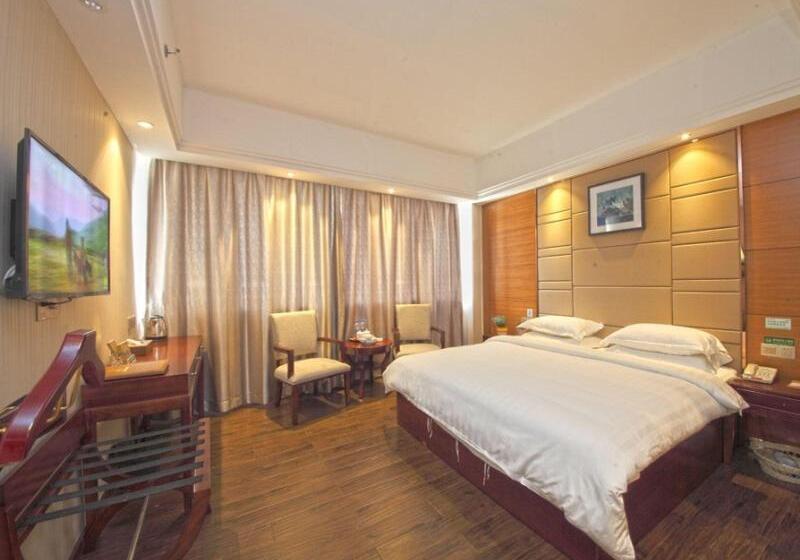 בית מלון כפרי Greentree Inn Guangdong Jieyang Bus Terminal Station Ronghua Avenue Business