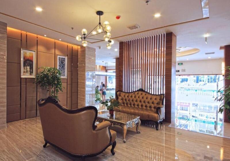 בית מלון כפרי Greentree Inn Guangdong Jieyang Bus Terminal Station Ronghua Avenue Business