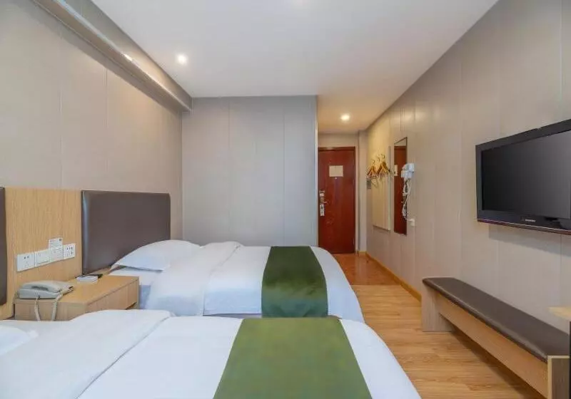 Hotelli Greentree Inn Shandong Jining Railway Station Express