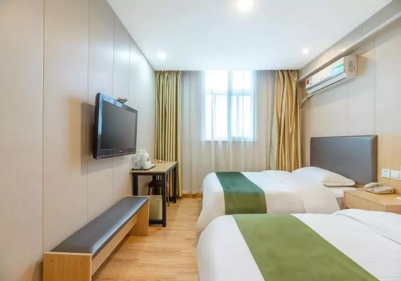 Hotelli Greentree Inn Shandong Jining Railway Station Express