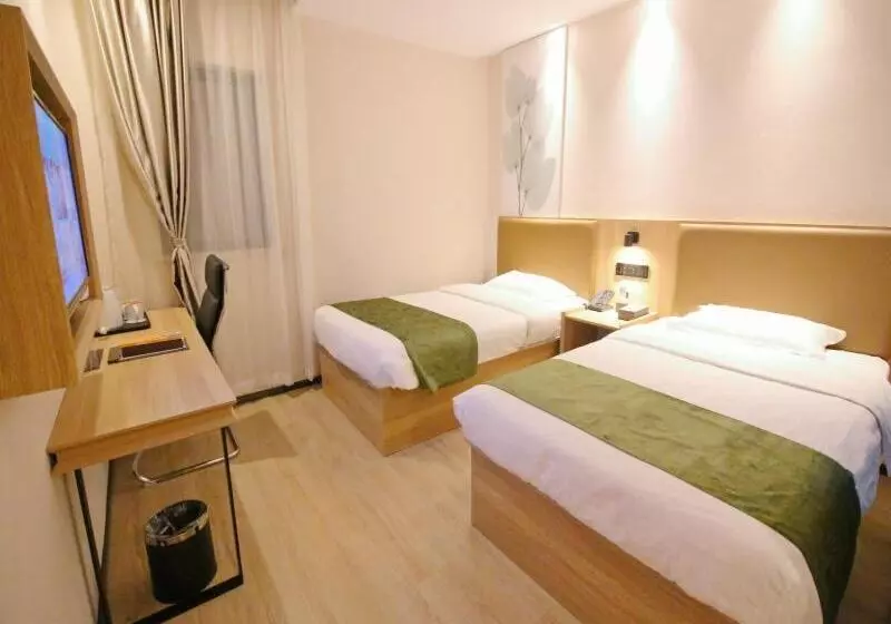 Hotelli Greentree Inn Jiangsu Suzhou Industrial Park Qingjian Lake Express