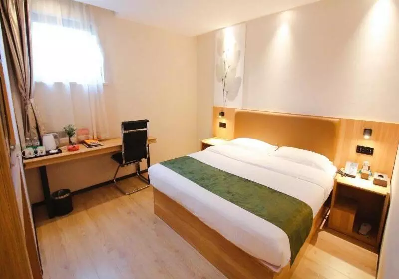 Hotelli Greentree Inn Jiangsu Suzhou Industrial Park Qingjian Lake Express