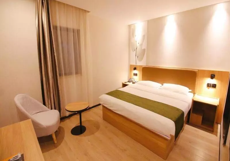 Hotelli Greentree Inn Jiangsu Suzhou Industrial Park Qingjian Lake Express