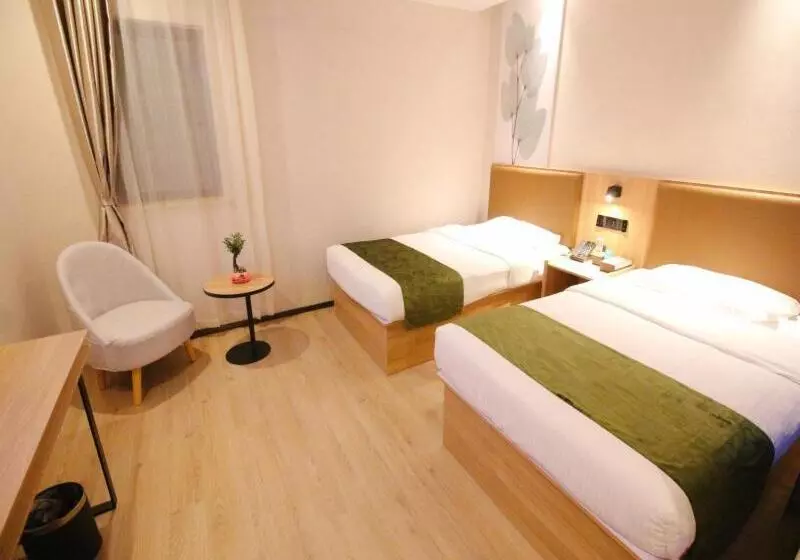 Hotelli Greentree Inn Jiangsu Suzhou Industrial Park Qingjian Lake Express