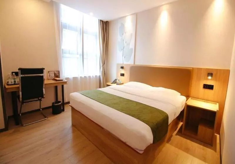 Hotelli Greentree Inn Jiangsu Suzhou Industrial Park Qingjian Lake Express