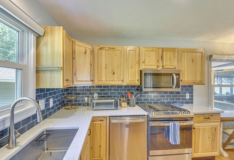 Home On Little Paw Paw Lake W/ Hot Tub & Dock!