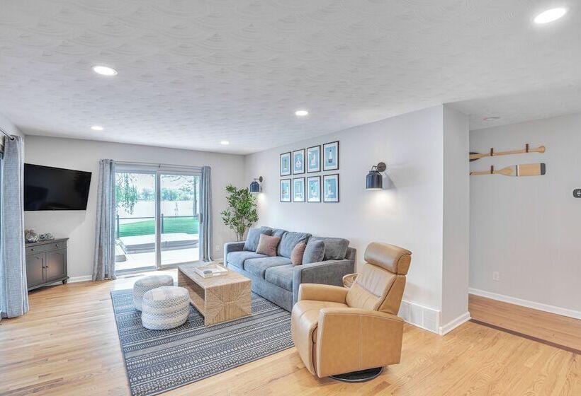 Home On Little Paw Paw Lake W/ Hot Tub & Dock!