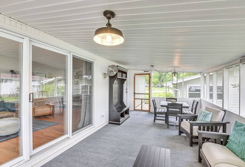 Home On Little Paw Paw Lake W/ Hot Tub & Dock!