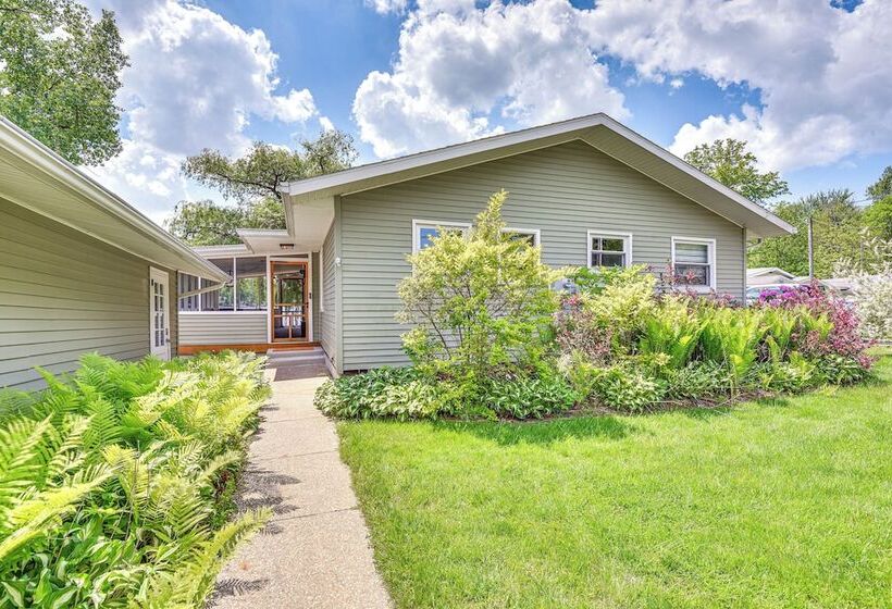Home On Little Paw Paw Lake W/ Hot Tub & Dock!