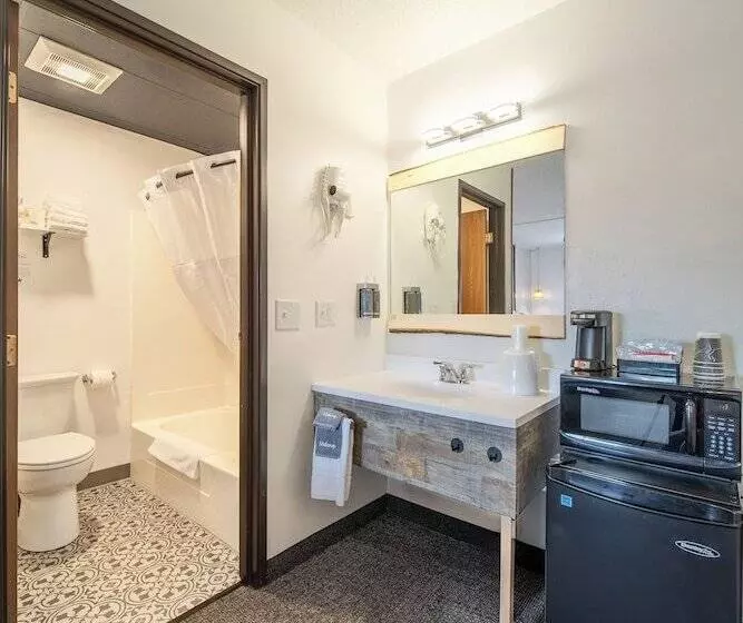 モーテル Hansen Inn And Cabins