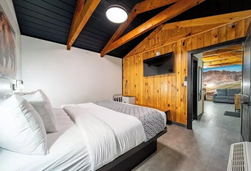 モーテル Hansen Inn And Cabins