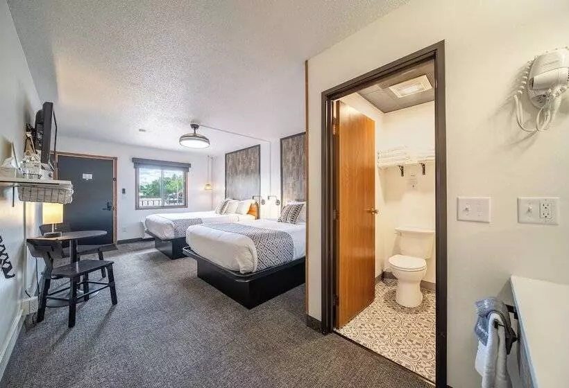 モーテル Hansen Inn And Cabins