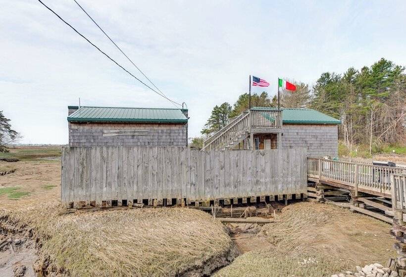 Peaceful Wells Retreat W/ Deck & Water Views
