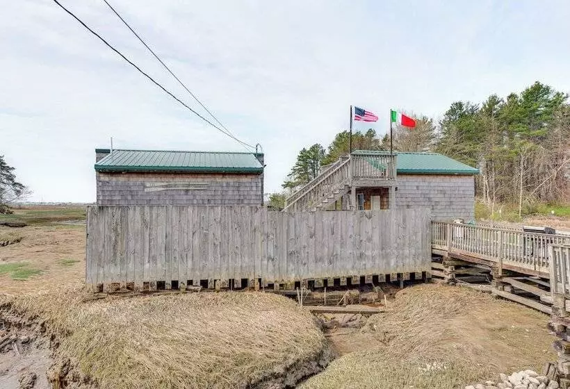 Peaceful Wells Retreat W/ Deck & Water Views