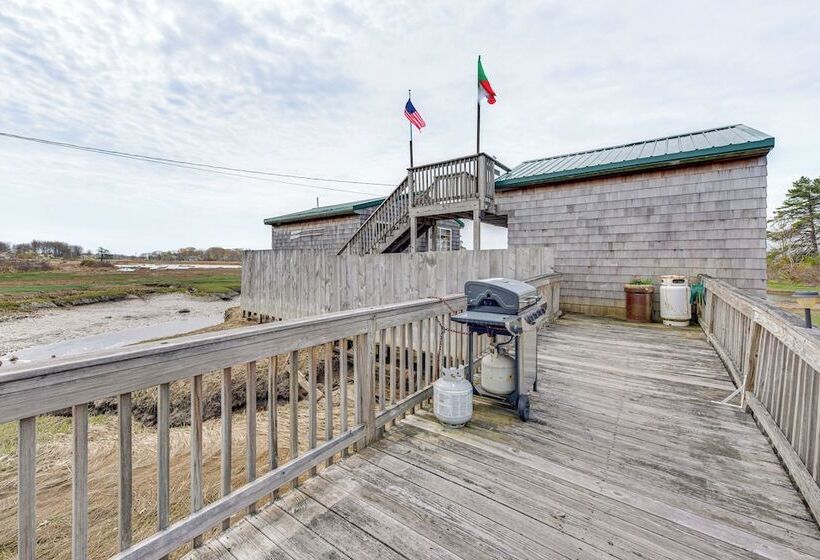 Peaceful Wells Retreat W/ Deck & Water Views