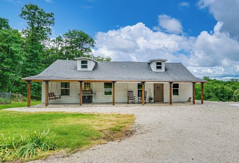 Fire Pit & Grill: Pet Friendly Lake Ozark Cabin!