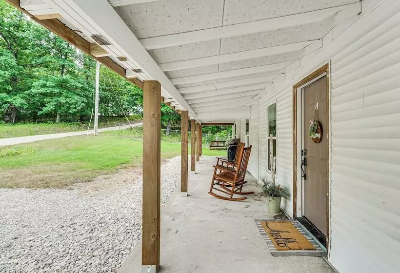 Fire Pit & Grill: Pet Friendly Lake Ozark Cabin!
