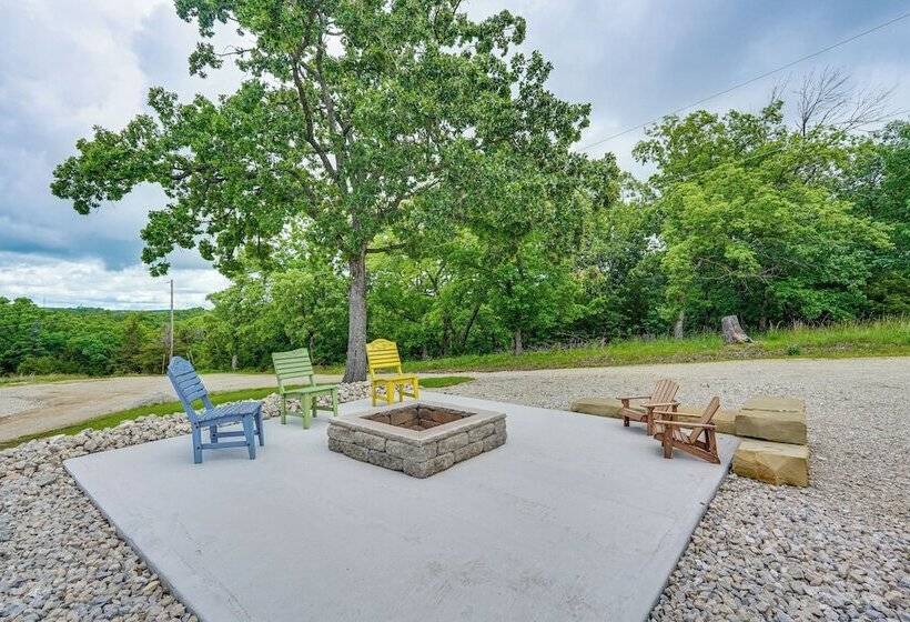 Fire Pit & Grill: Pet Friendly Lake Ozark Cabin!