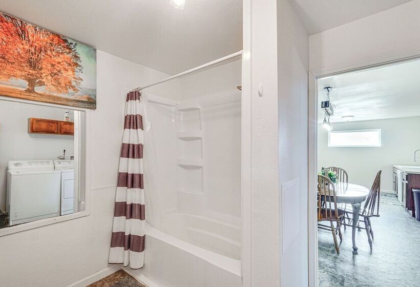 Fire Pit & Grill: Pet Friendly Lake Ozark Cabin!