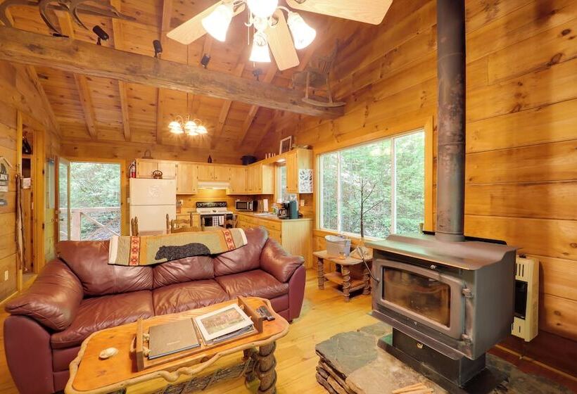 Hot Tub & Trail Access: Relaxing Marion Cabin