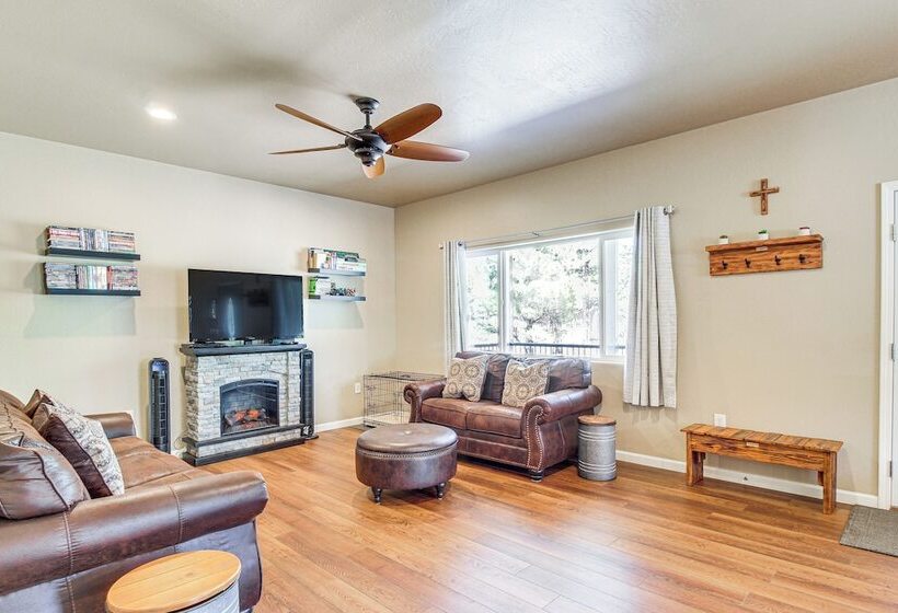 Deck & Atv Trail Access: Quiet Cabin In Show Low