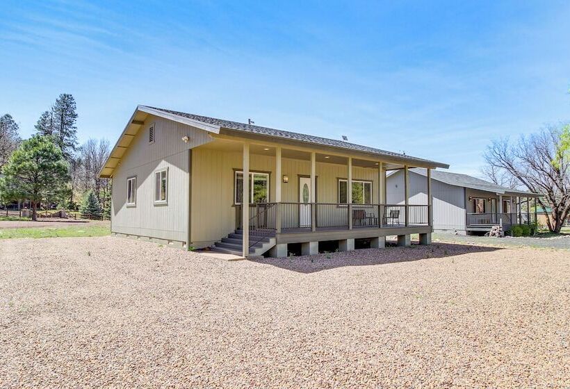 Deck & Atv Trail Access: Quiet Cabin In Show Low