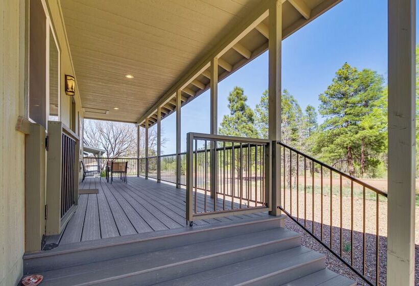 Deck & Atv Trail Access: Quiet Cabin In Show Low