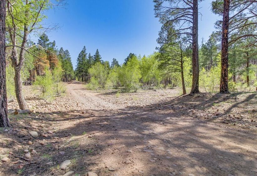 Deck & Atv Trail Access: Quiet Cabin In Show Low