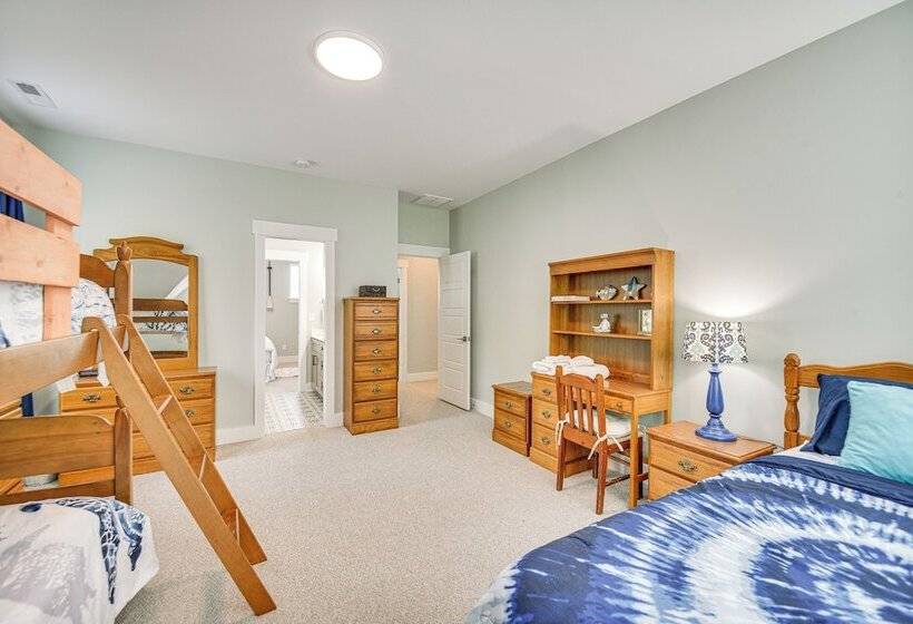 Cape Charles Home: Private Pier & Beach Front Deck