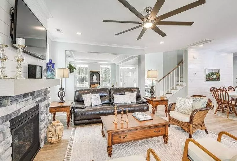 Cape Charles Home: Private Pier & Beach Front Deck